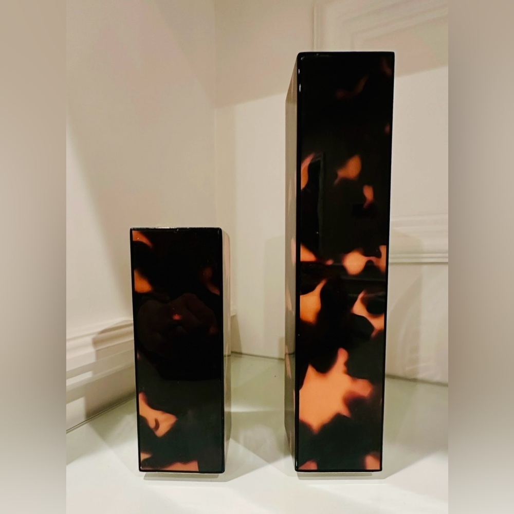 Addison Ross London ✨ Faux Tortoiseshell Lacquer
Candlestick Set of 2